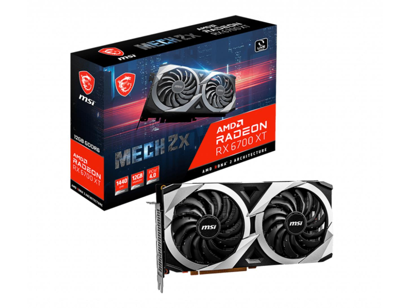 MSI Radeon RX 6700 XT MECH 2X 12GB GDDR6